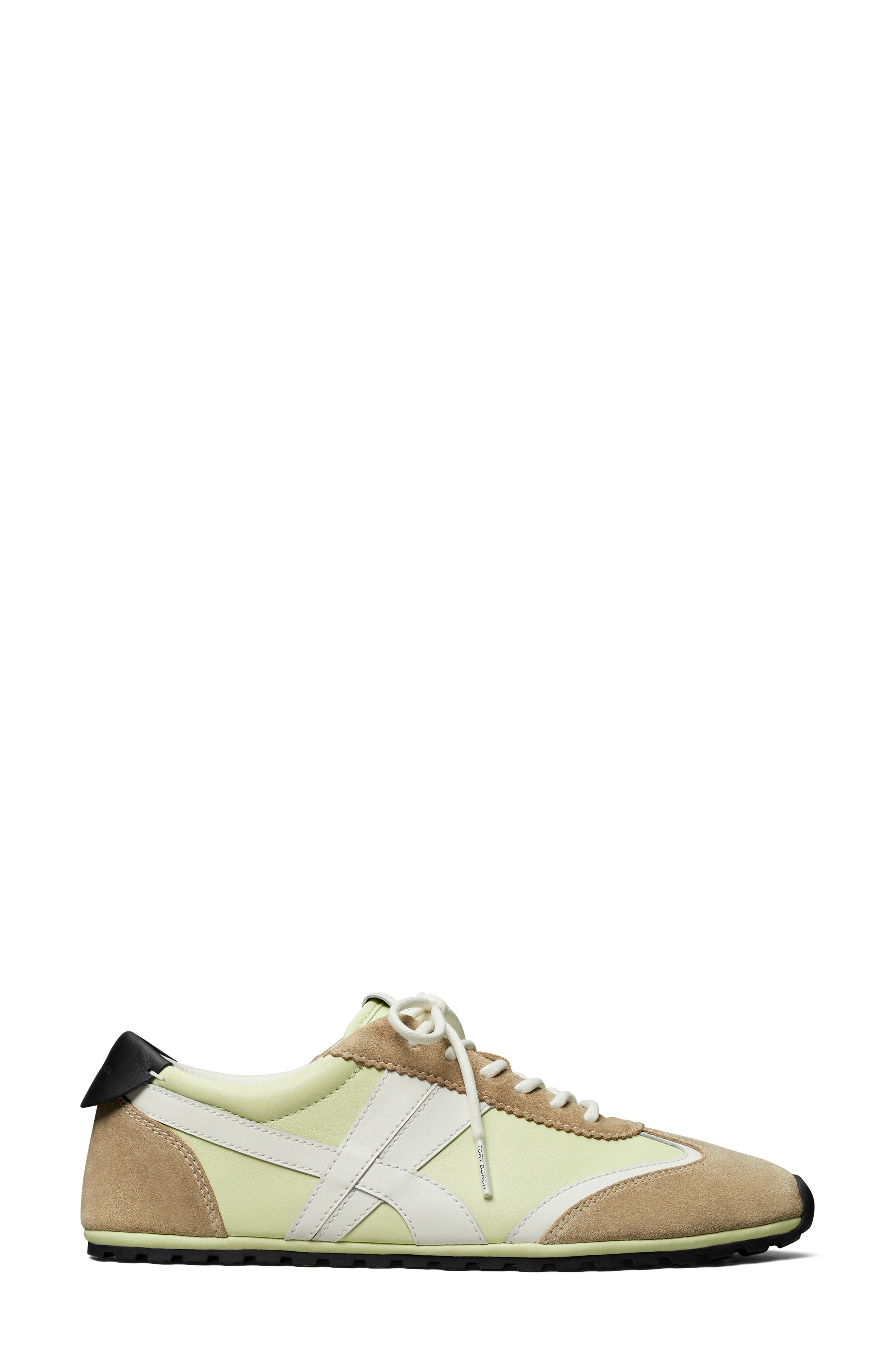 Tory Burch Hank Field Sneaker, Alternate, color, Green / Blanc / Brown