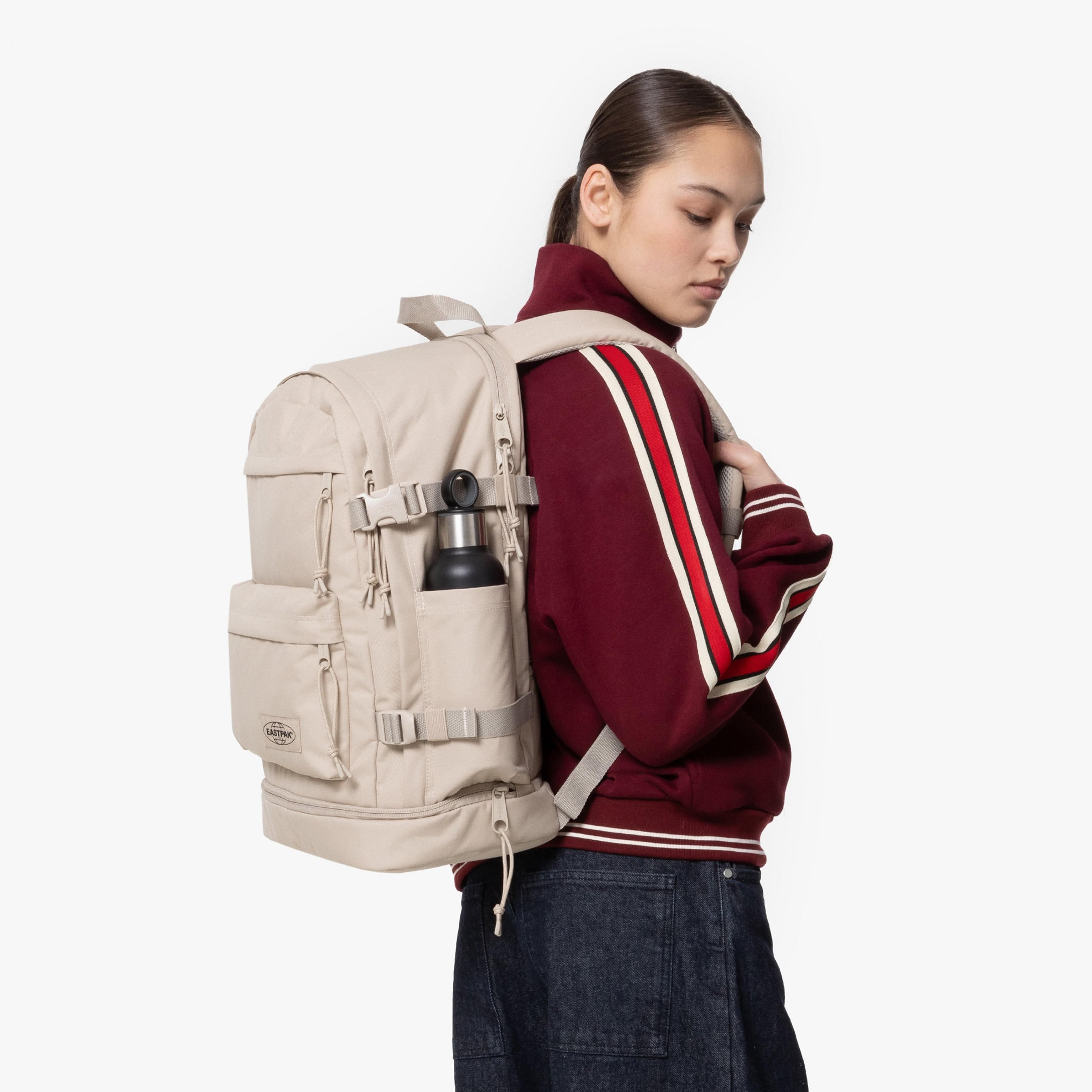 Eastpak Everyday Pak'r Monotone Khaki Backpack, Alternate, color, Beige