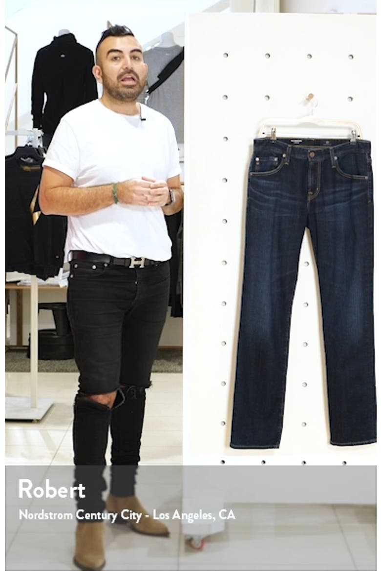Graduate Slim Straight Leg Jeans video