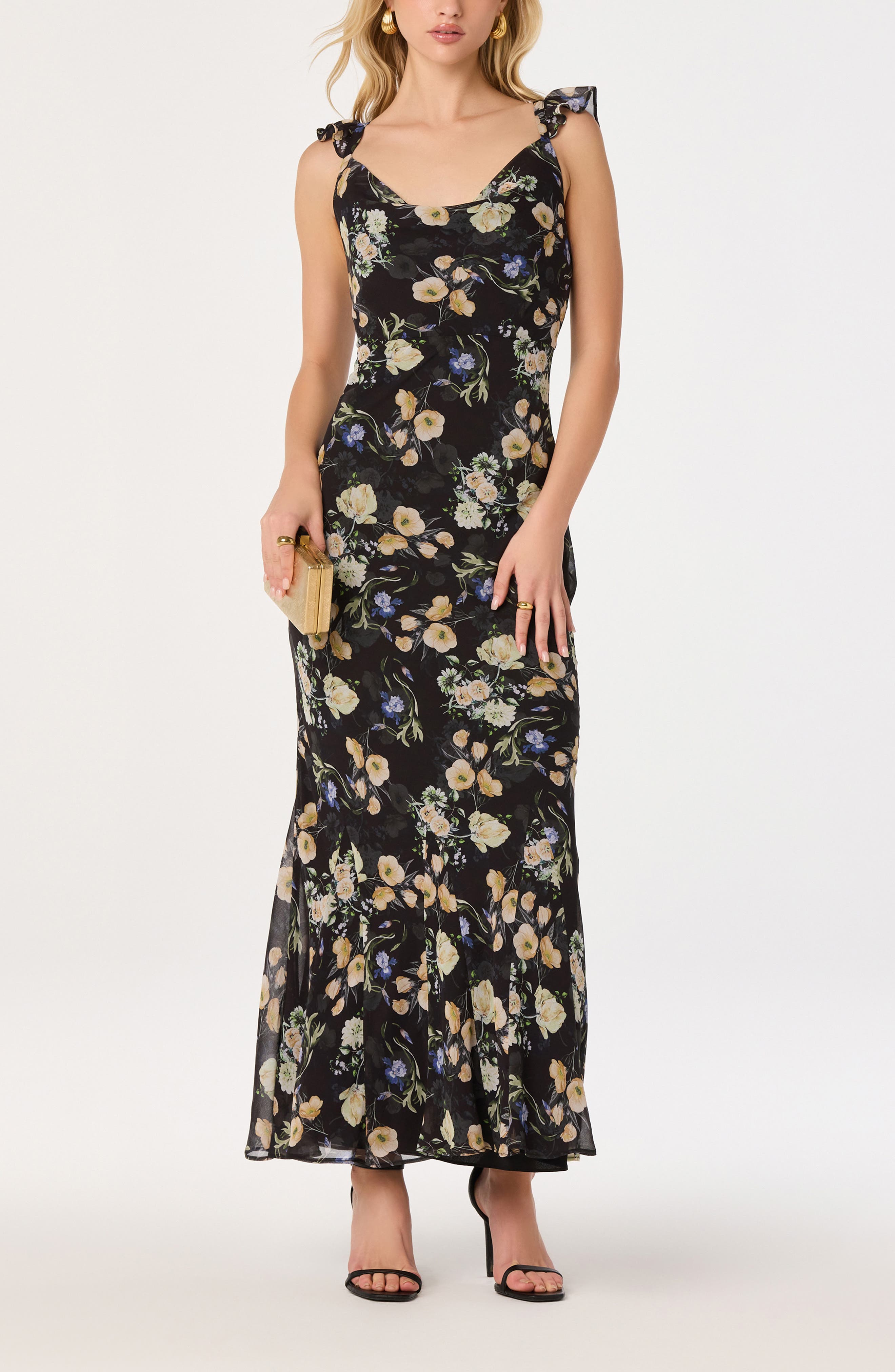 selected BLACK FLORAL