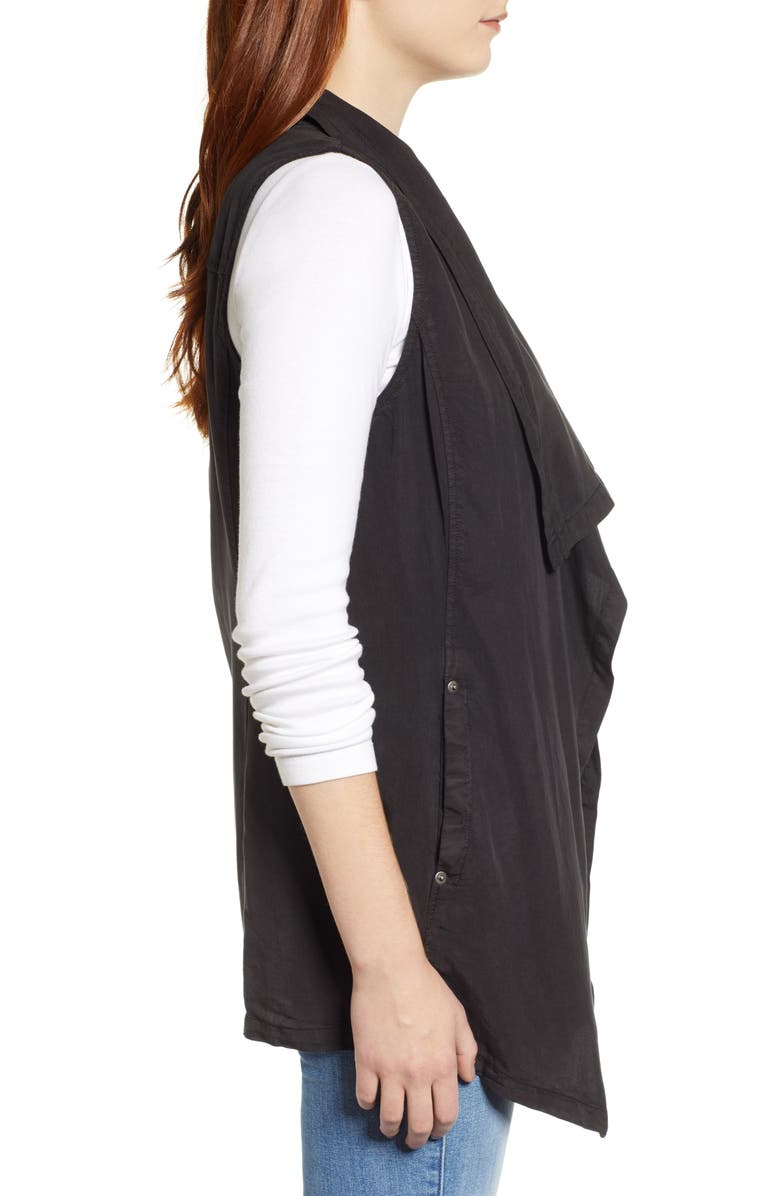 TDC Drape Front Vest, Alternate, color, 