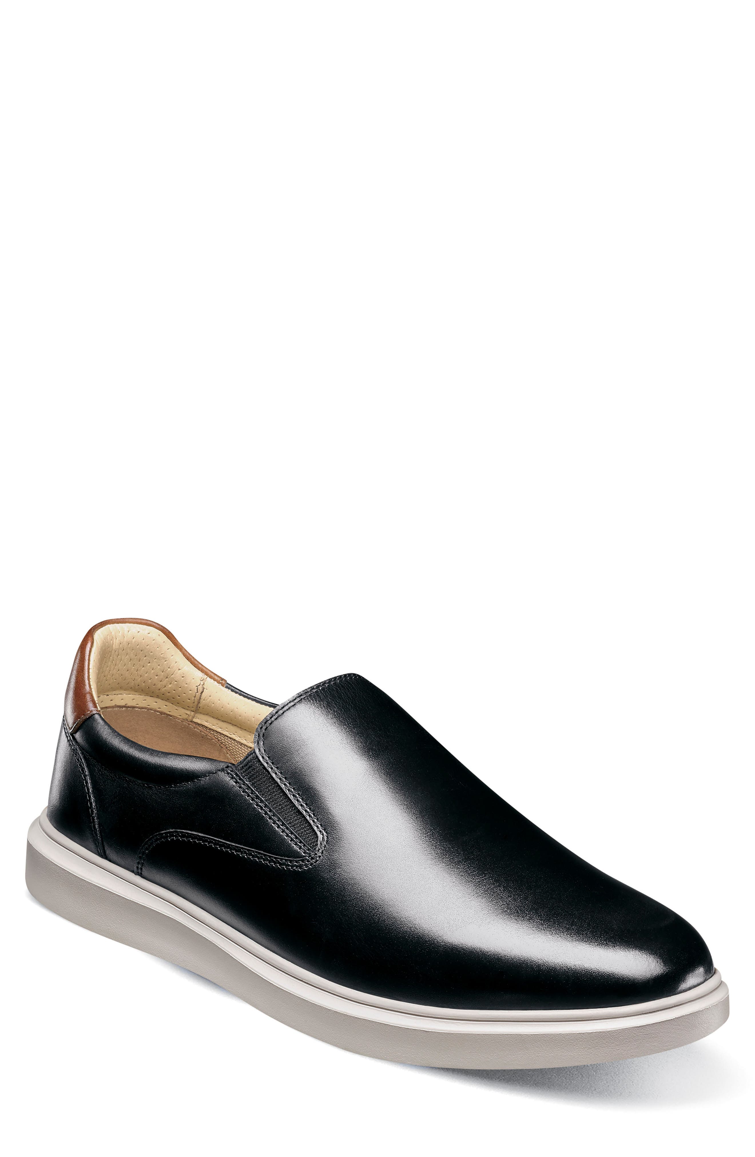 Florsheim Social Slip-On Sneaker, Main, color, Black