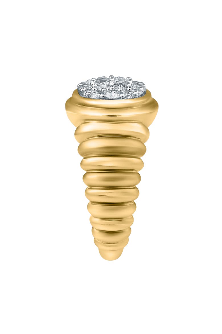 Celeste 0.6 Ct 14K Gold Puff Diamond Ring, Alternate, color, 14K Yellow Gold