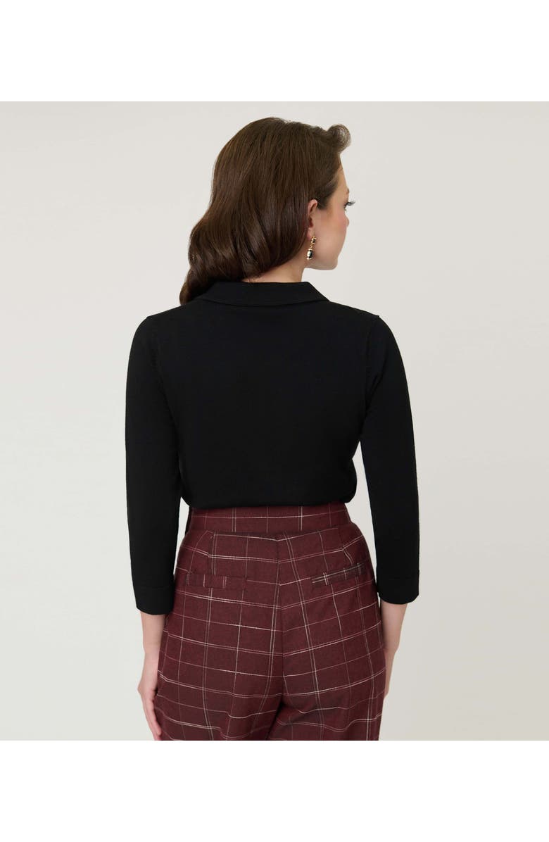 Unique Vintage Embroidered Cardigan, Alternate, color, Black Diamond Accent