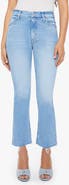 MOTHER Lil' Hustler Frayed Ankle Jeans