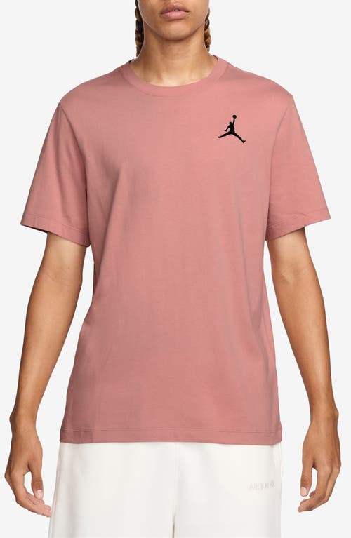 Jordan Jumpman Embroidered T-shirt In Pink