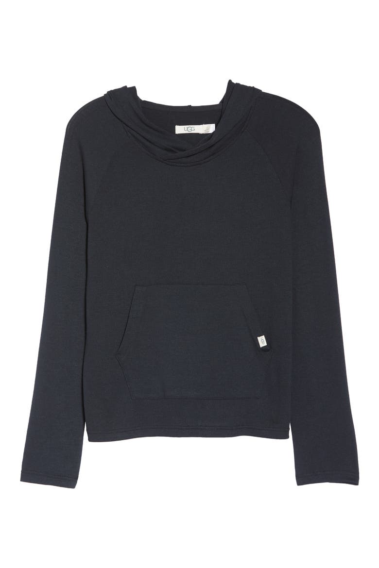 Pilar Hoodie, Alternate, color, BLACK