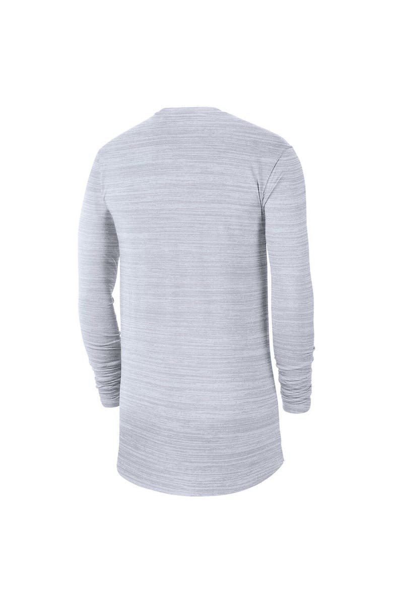 Jordan Brand Men's Jordan Brand White Florida Gators 2021 Sideline Velocity Space-Dye Performance Long Sleeve T-Shirt, Alternate, color,