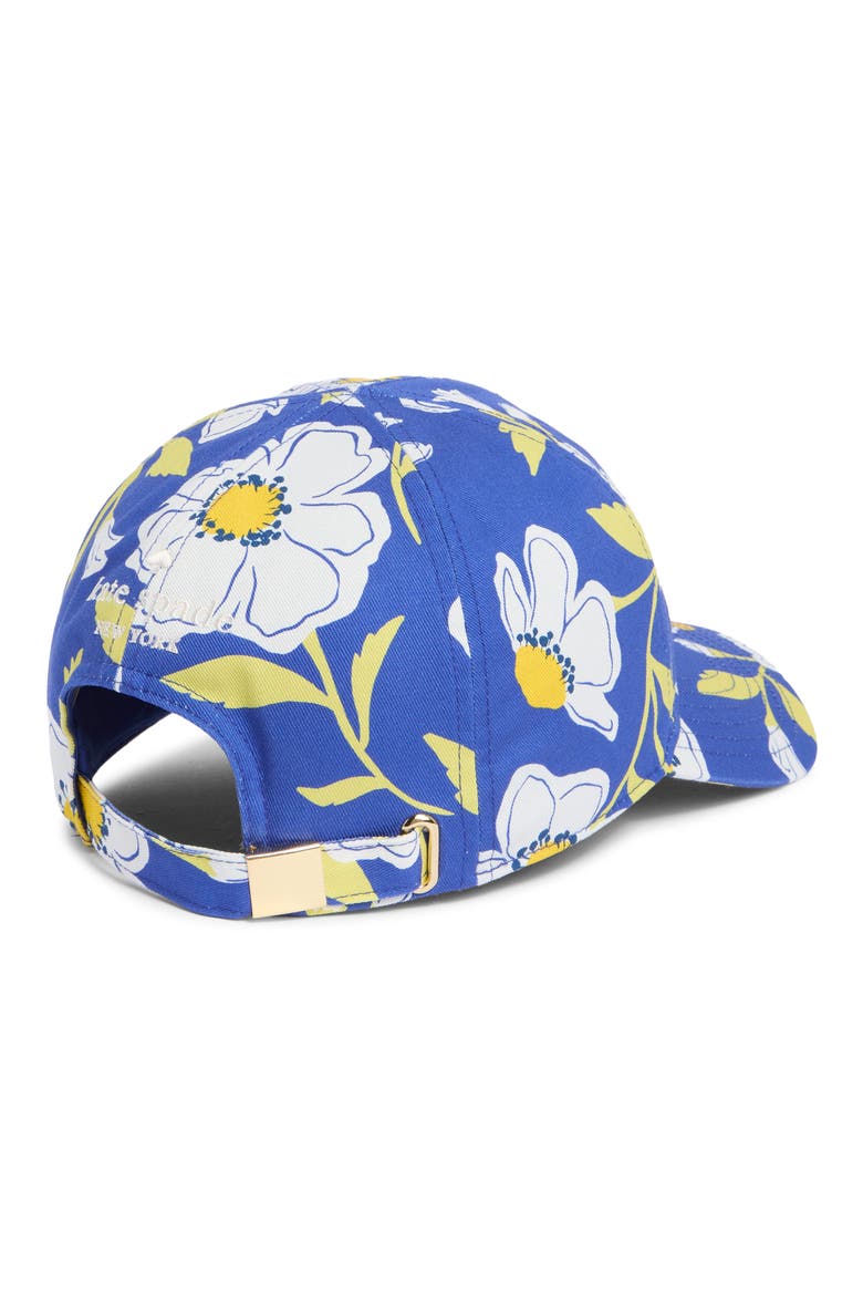 sunshine floral baseball cap, Alternate, color, 400 WILD BLUE IRIS