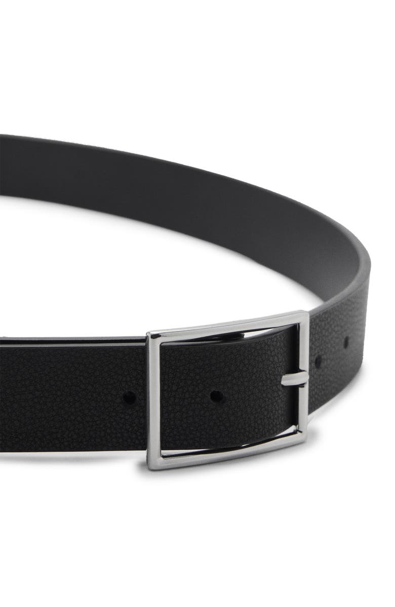 MANGO Pebble Leather Belt, Alternate, color, 