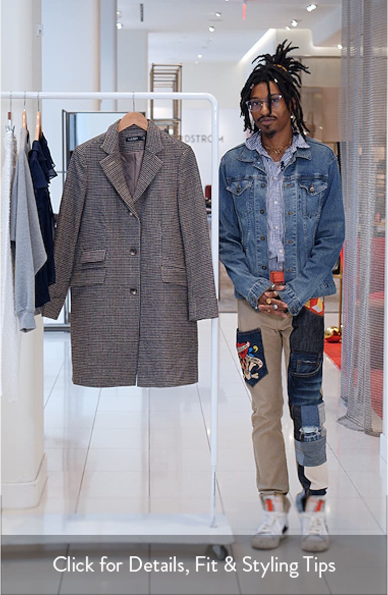 Wool Blend Reefer Coat, sales video thumbnail