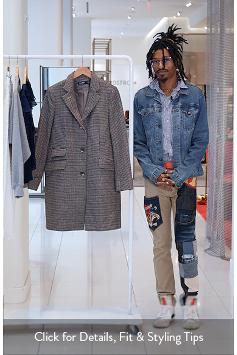 Wool Blend Reefer Coat video