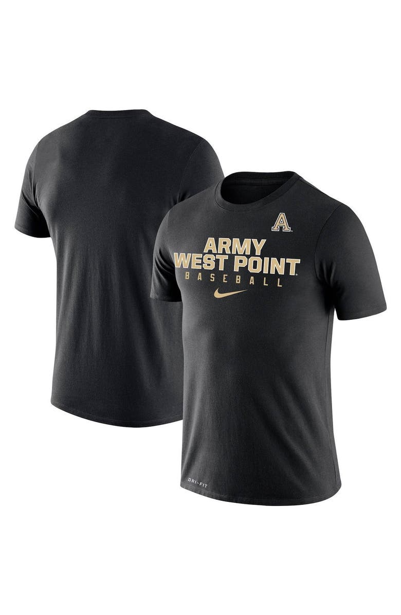 Nike Men's Nike Black Army Black Knights Baseball Legend Slim Fit Performance T-Shirt, Alternate, color, 