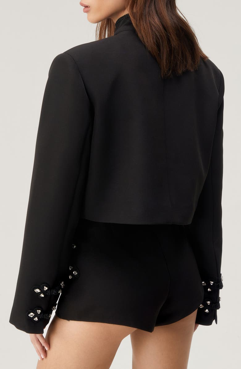 NASTY GAL Embellished Crop Jacket, Alternate, color, 
