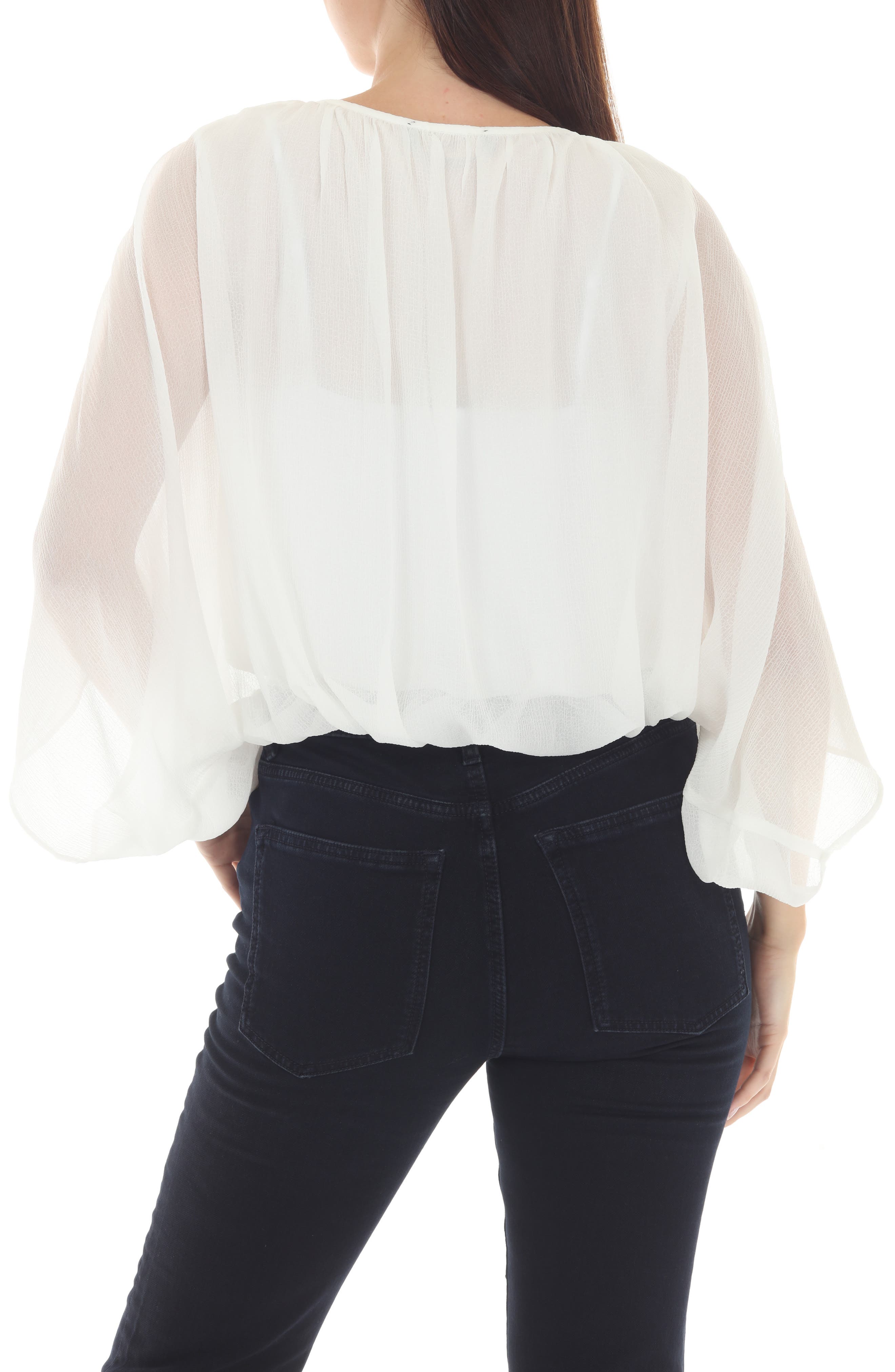 Sheer Flowy Top - image 2