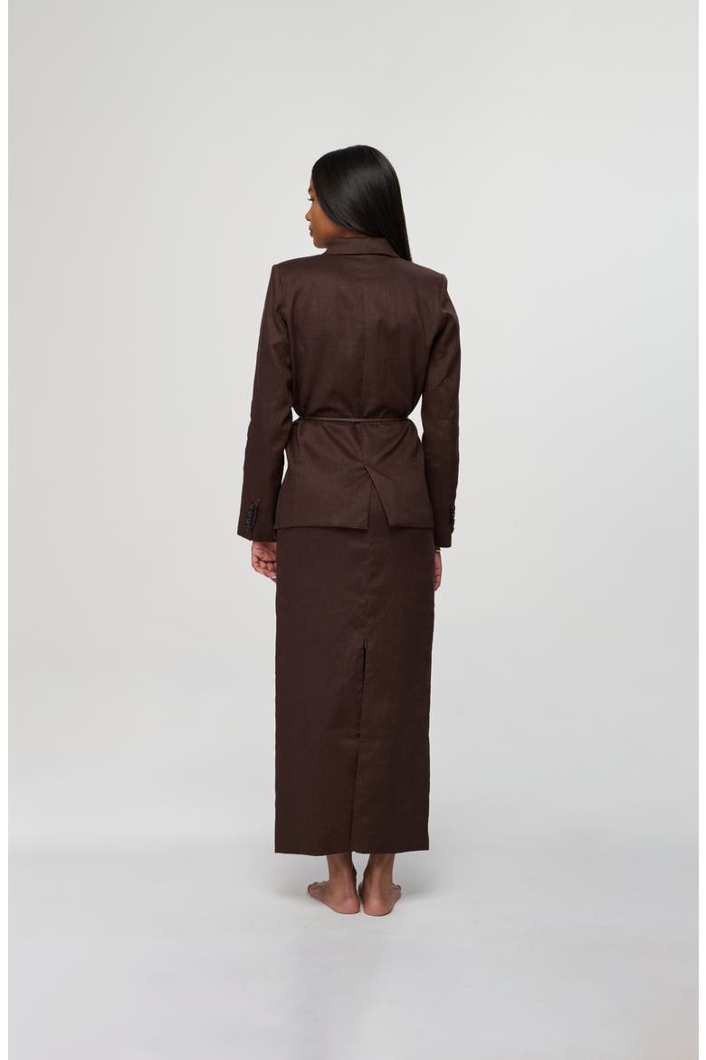 Brooke Blazer, Alternate, color, Chocolate Brown