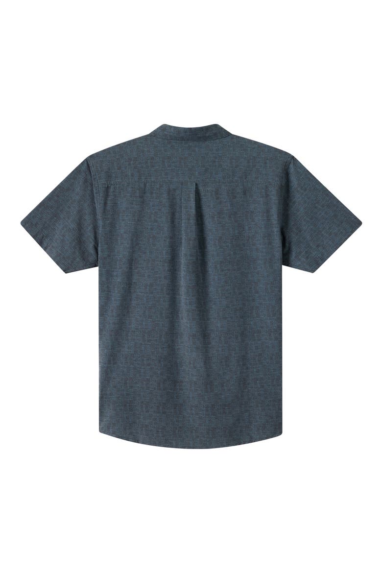 TRVLR Performance Short Sleeve Button-Up Shirt, Alternate, color, BLACK