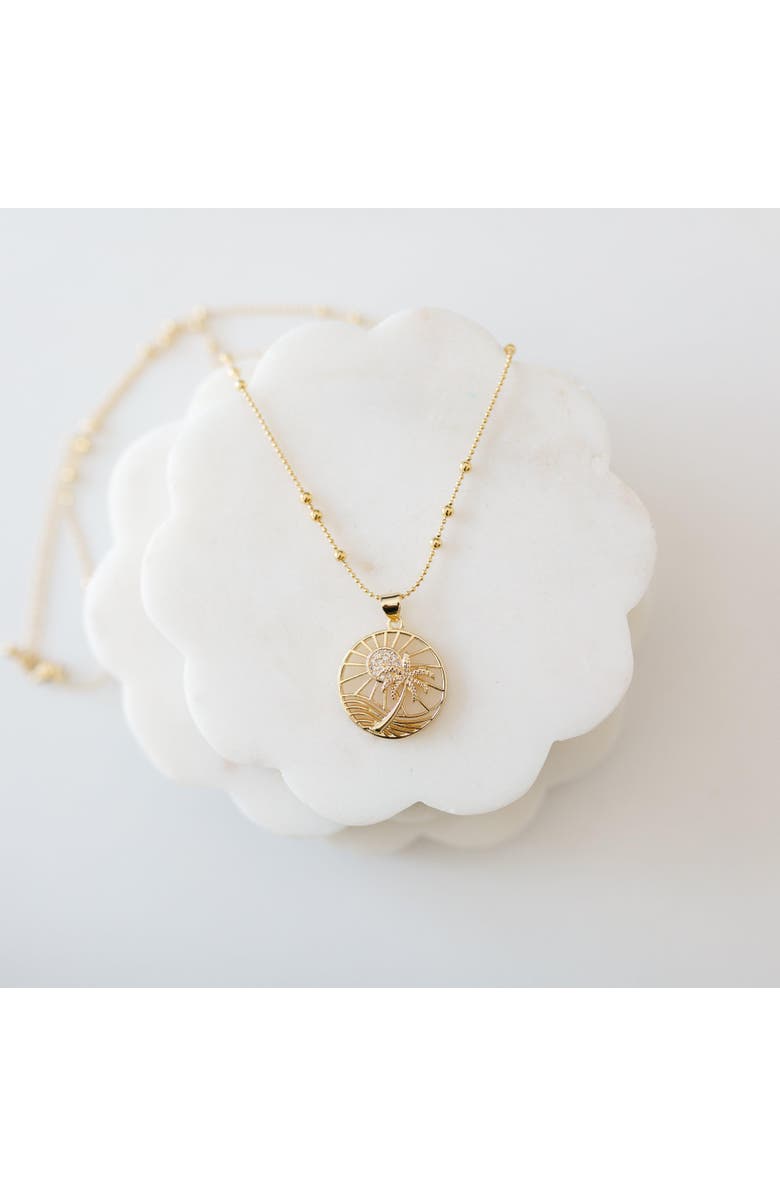 Ivy & Pearl Co. Golden Palm Dreams, Alternate, color, Gold