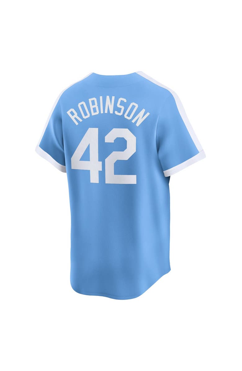 Nike Men's Nike Jackie Robinson Royal Brooklyn Dodgers Throwback Cooperstown Collection Limited Jersey, Alternate, color, 