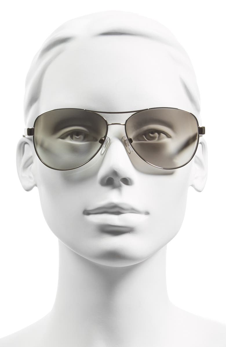 Burberry 59mm Aviator Sunglasses, Alternate, color, 