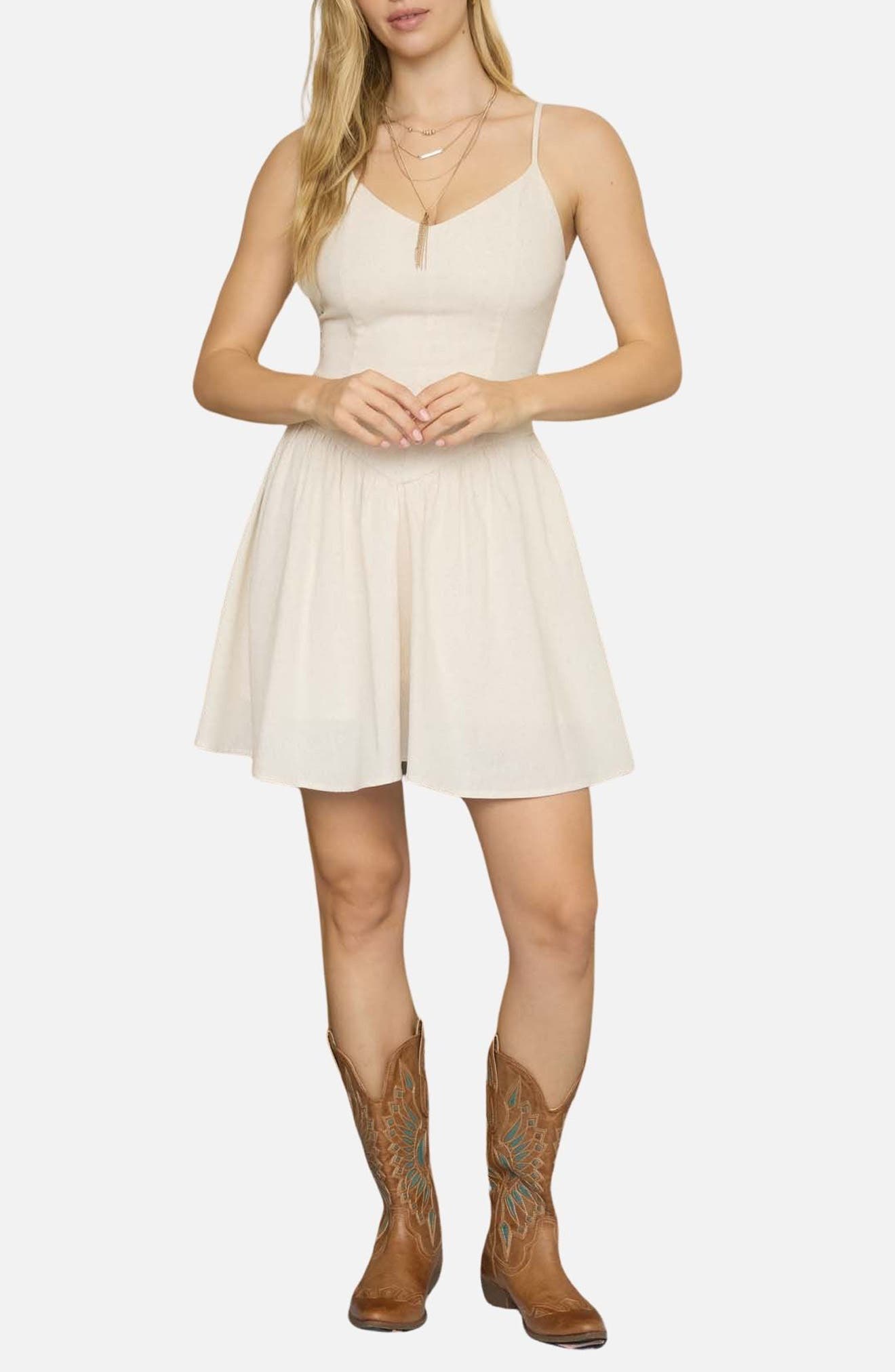 Blu Pepper Fit & Flare Minidress