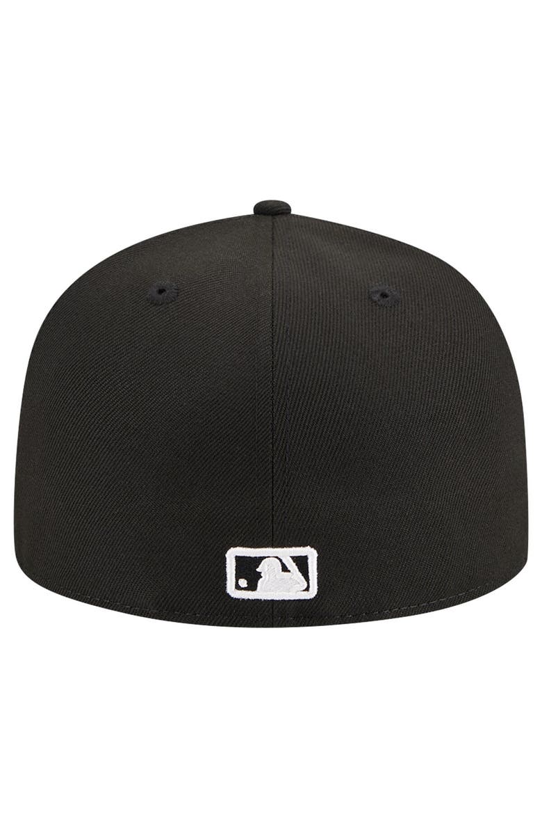 New Era Men's New Era Black Boston Red Sox Logo 59FIFTY Fitted Hat, Alternate, color, 