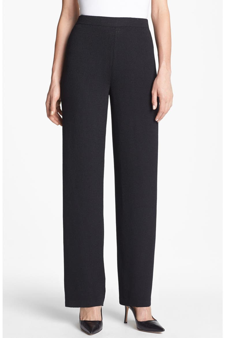 Santana Knit Stove Pants, Main, color, CAVIAR