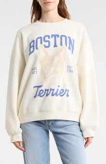 Vinyl Icons Boston Terrier Fleece Sweatshirt