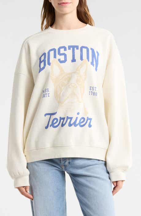 Vinyl Icons Boston Terrier Fleece Sweatshirt