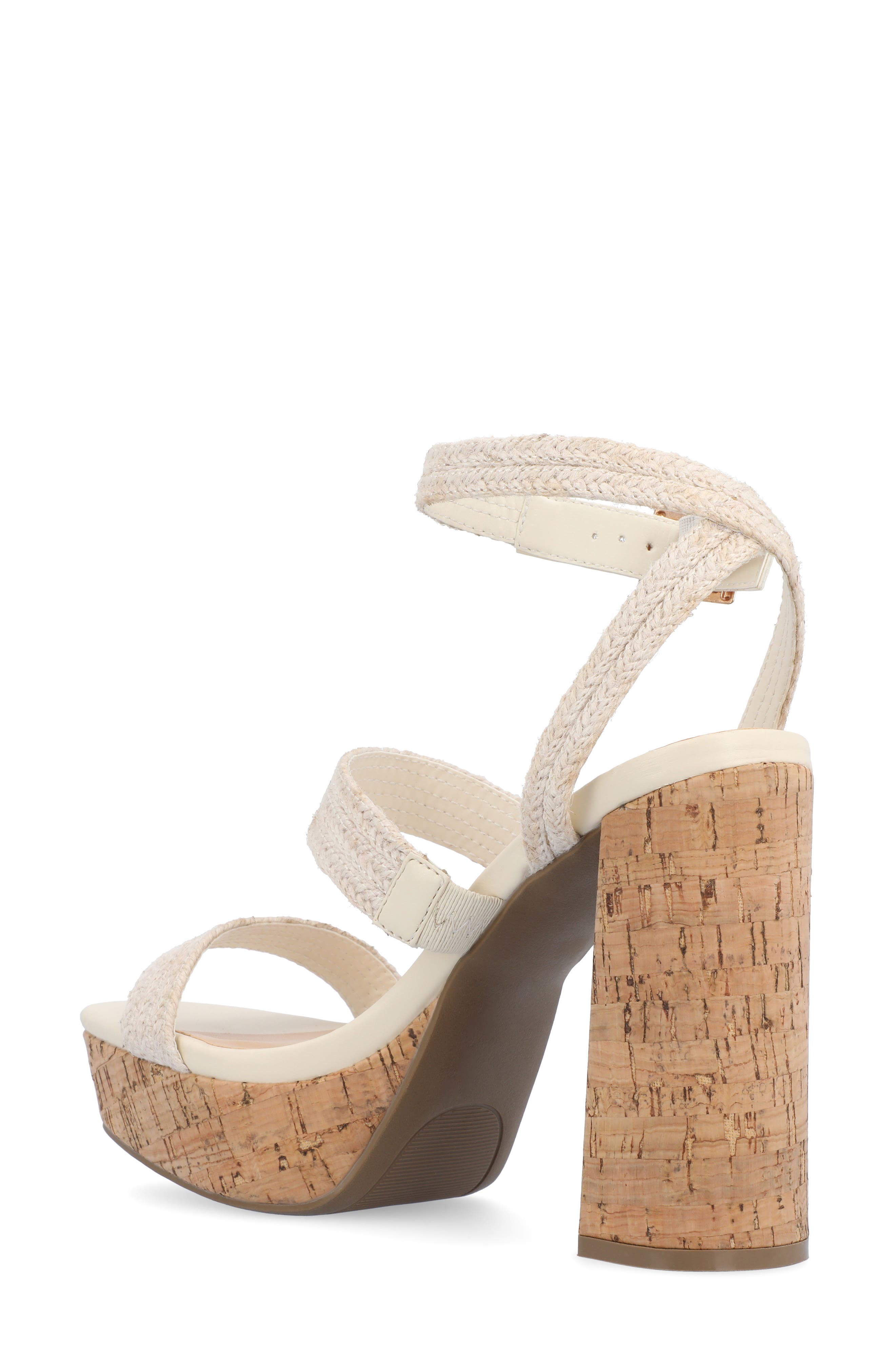 Sienne Platform Sandal, Alternate, color, IVORY