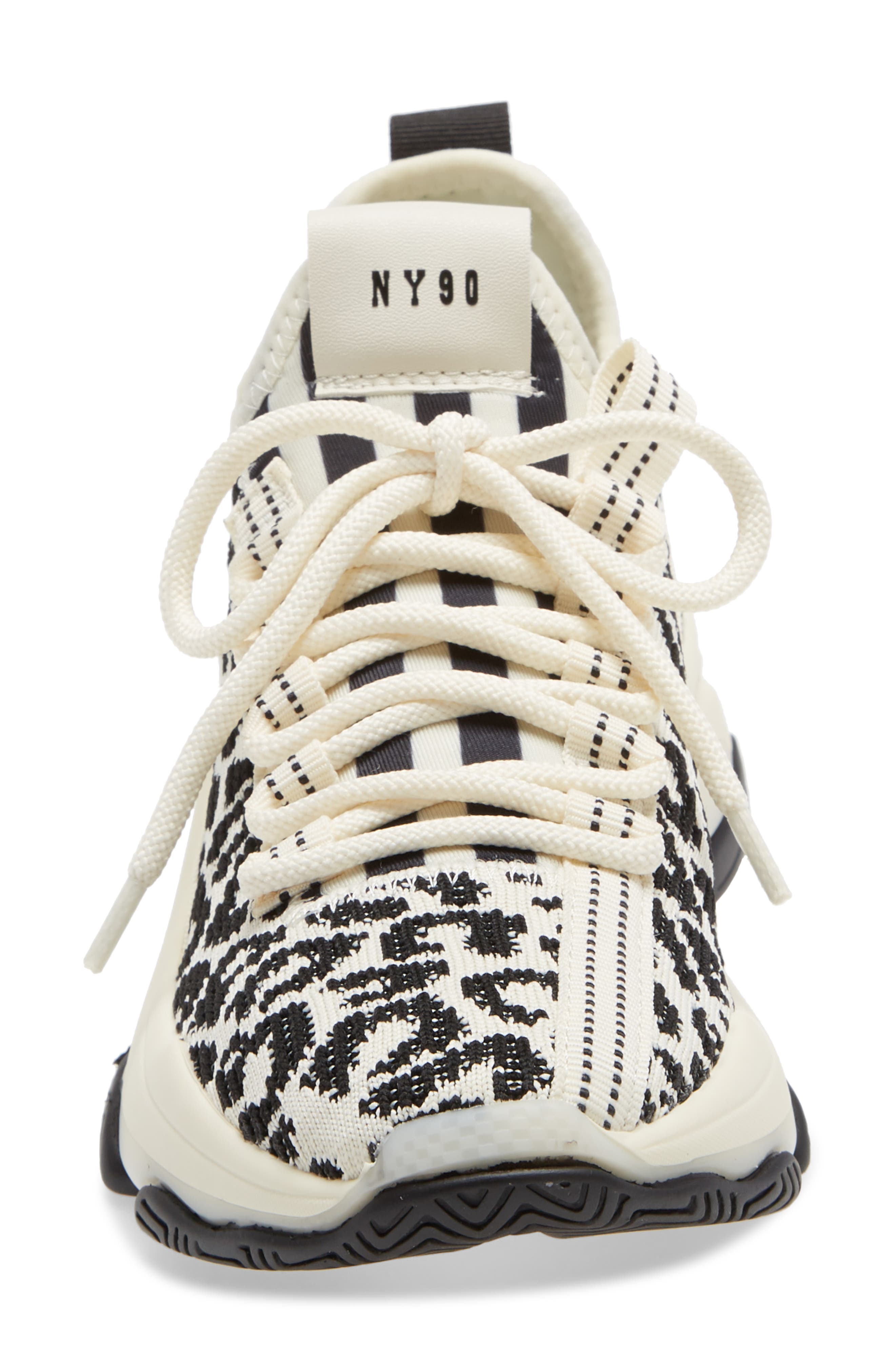 Steve Madden Maxima Monochrome Knit Sneaker, Alternate, color, Leopard