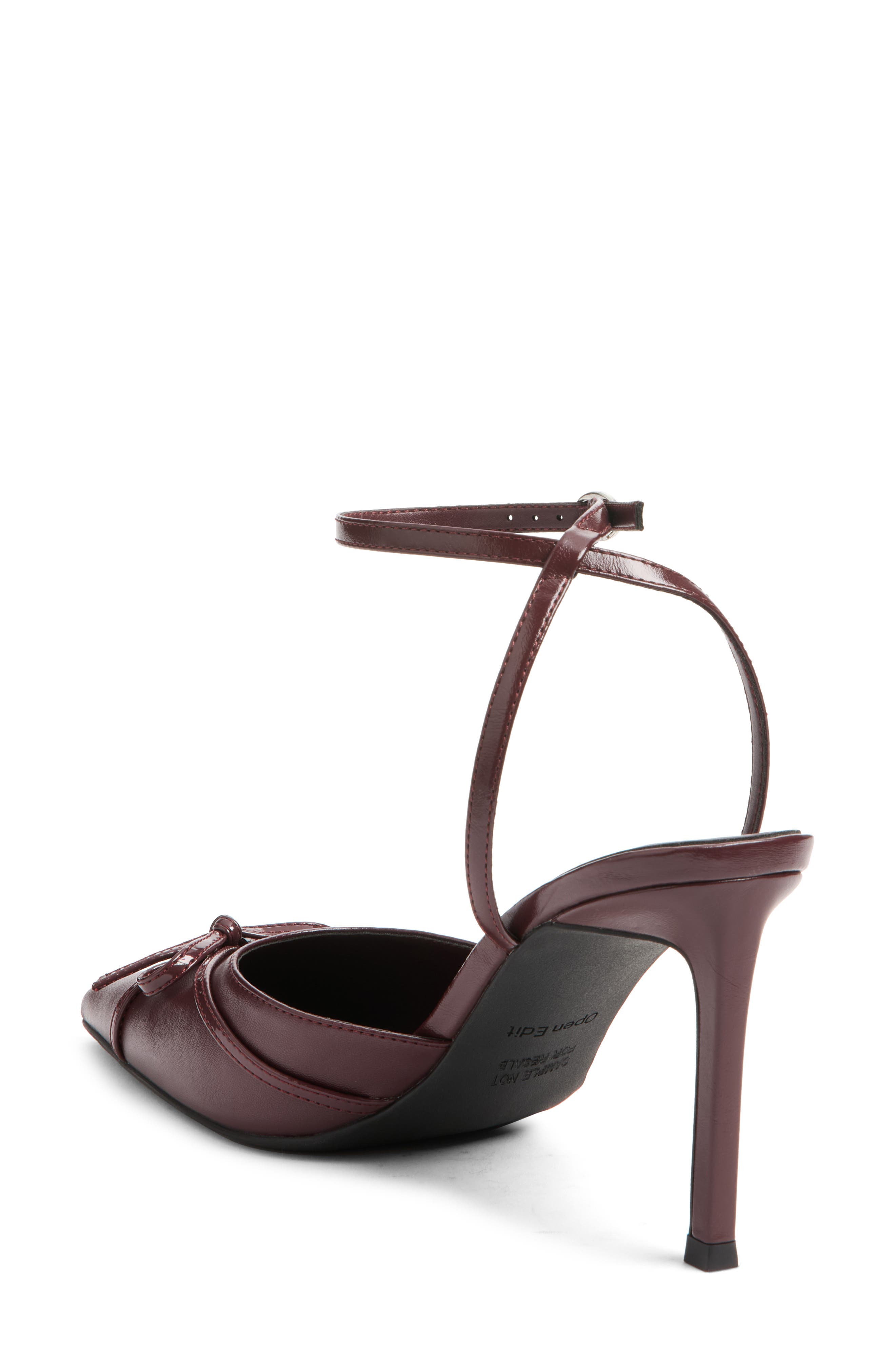 Natallie Pump, Alternate, color, RED POMEGRANATE