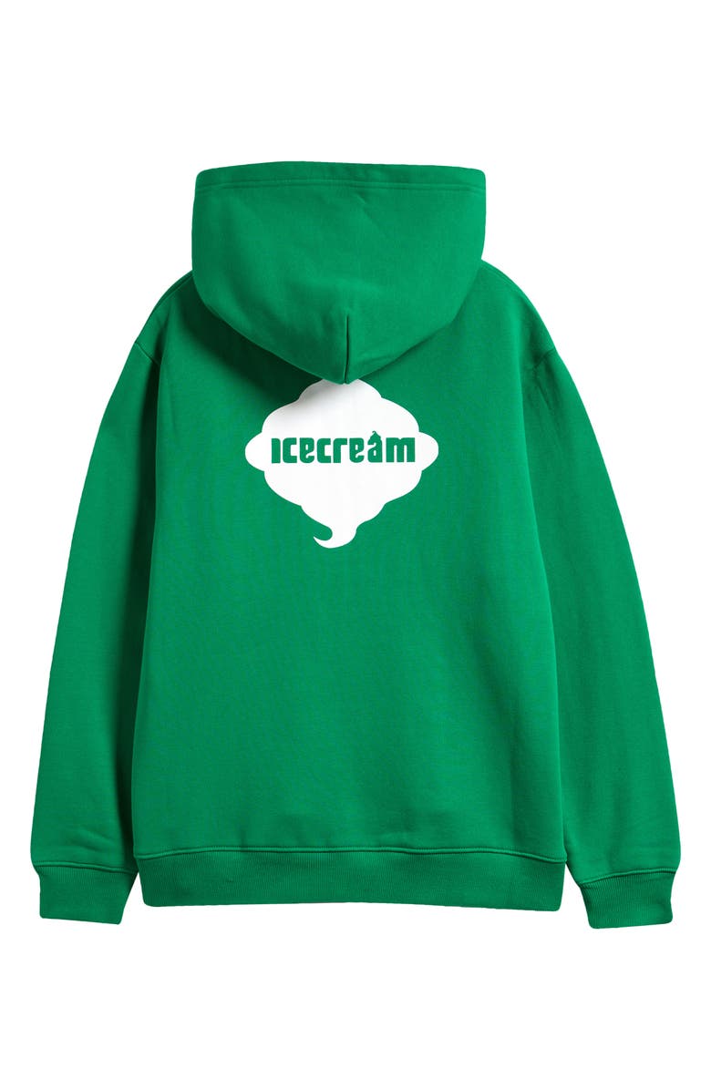 ICECREAM Kids' Marshmallow Cotton Zip Hoodie, Alternate, color, Jolly Green