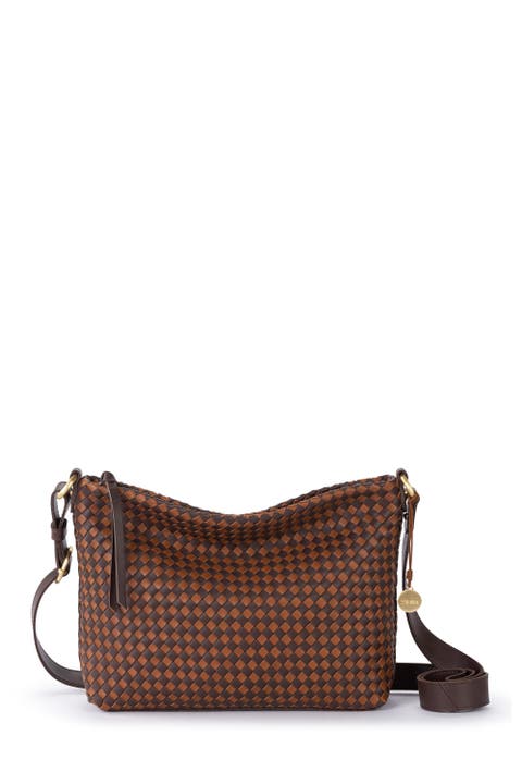 Melrose Crossbody Woven Leather Bag