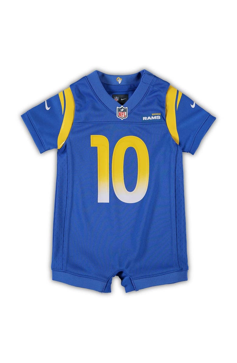 Nike Infant Nike Cooper Kupp Royal Los Angeles Rams Game Romper Jersey, Alternate, color, 