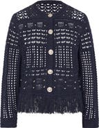 Milly Beaded Fringe Cardigan
