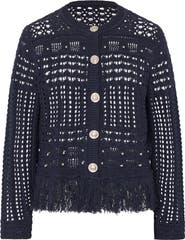 Milly Beaded Fringe Cardigan