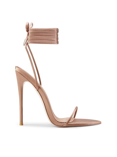 Luce Minimale Satin Sandal