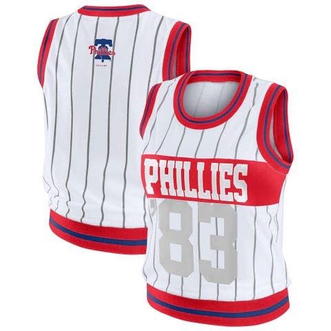 Women's WEAR by Erin Andrews  White Philadelphia Phillies Sporty Tank Top