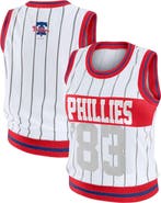 WEAR by Erin Andrews Women's WEAR by Erin Andrews  White Philadelphia Phillies Sporty Tank Top