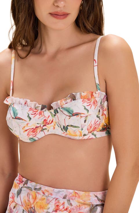 Honey Flower Underwire Bikini Top