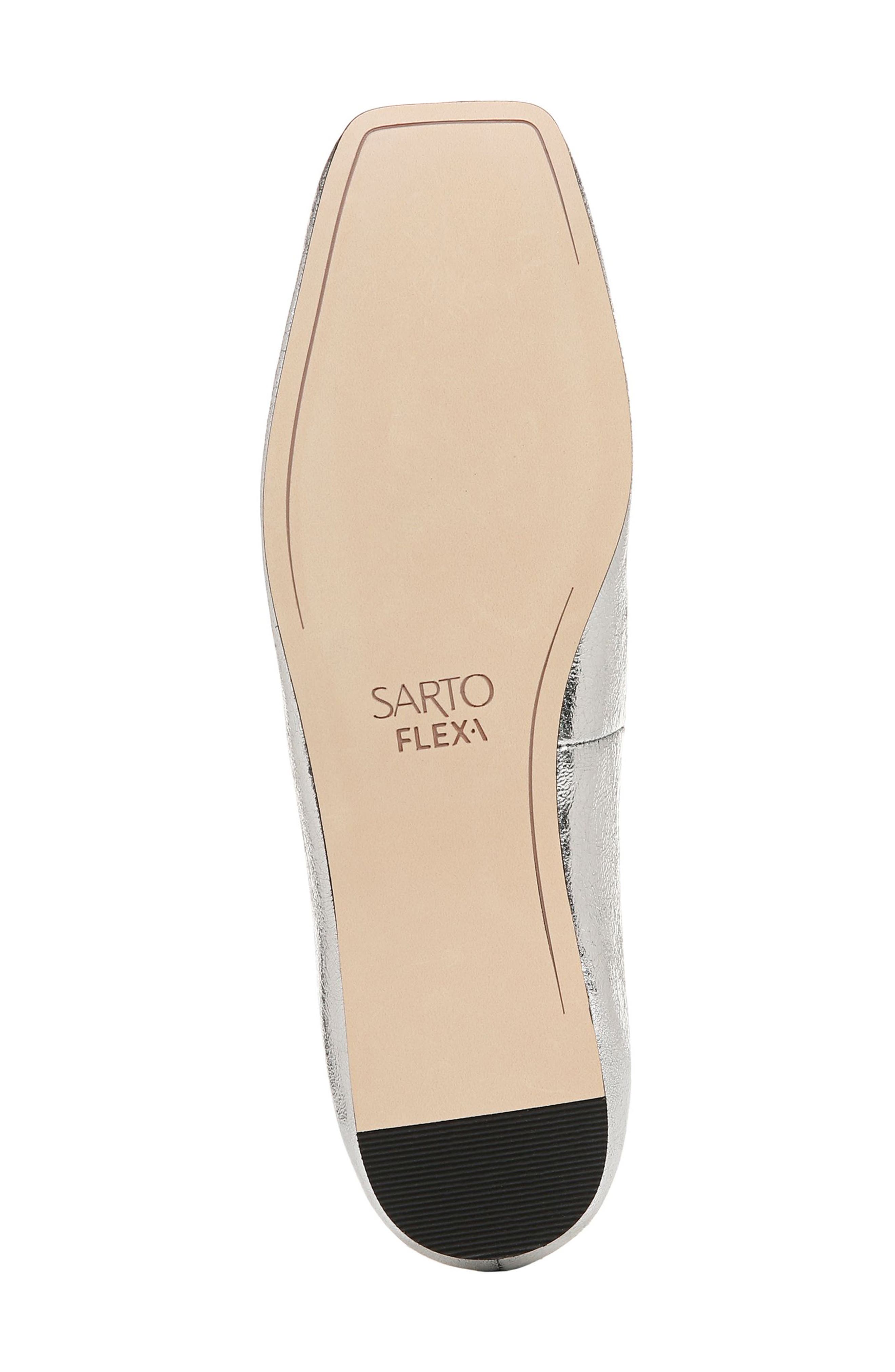 SARTO by Franco Sarto Flexa Maya Flat, Alternate, color, Silver