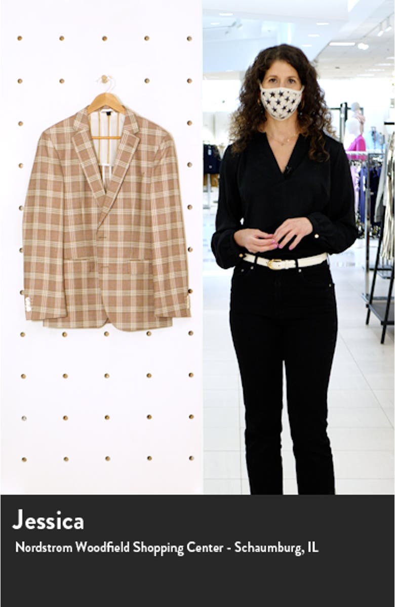 Hartlay Plaid Wool Sport Coat, sales video thumbnail