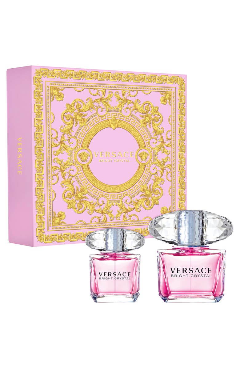Versace Bright Crystal Eau de Toilette 2-Piece Gift Set $170 Value, Main, color, 