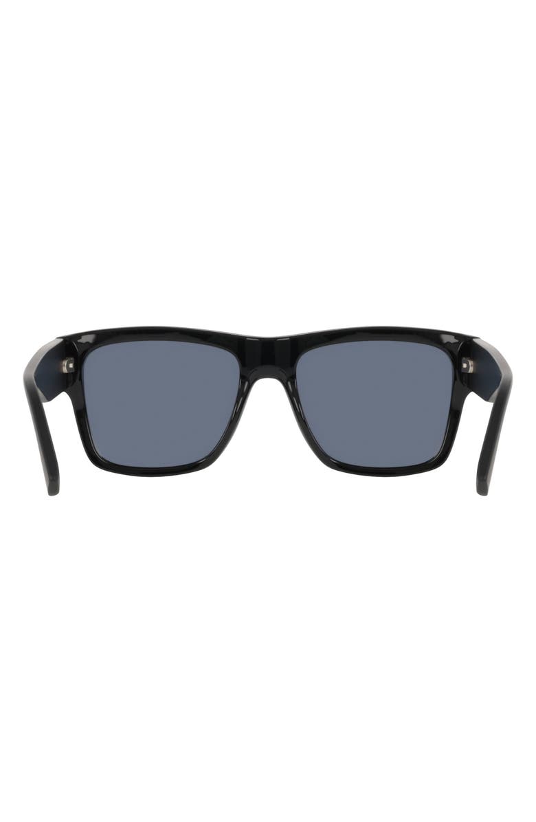 DRAGON 56mm Square Sunglasses, Alternate, color, Black / Matte Black