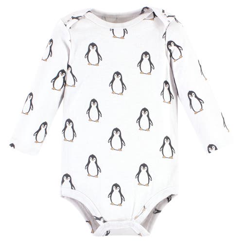 Hudson Baby Essential Long-sleeve Cotton Bodysuit Triple Set