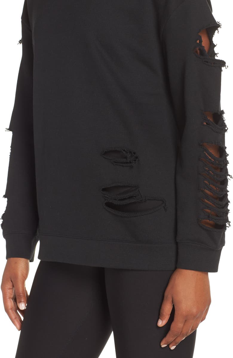 Alo Fade Long Sleeve Pullover, Alternate, color, 