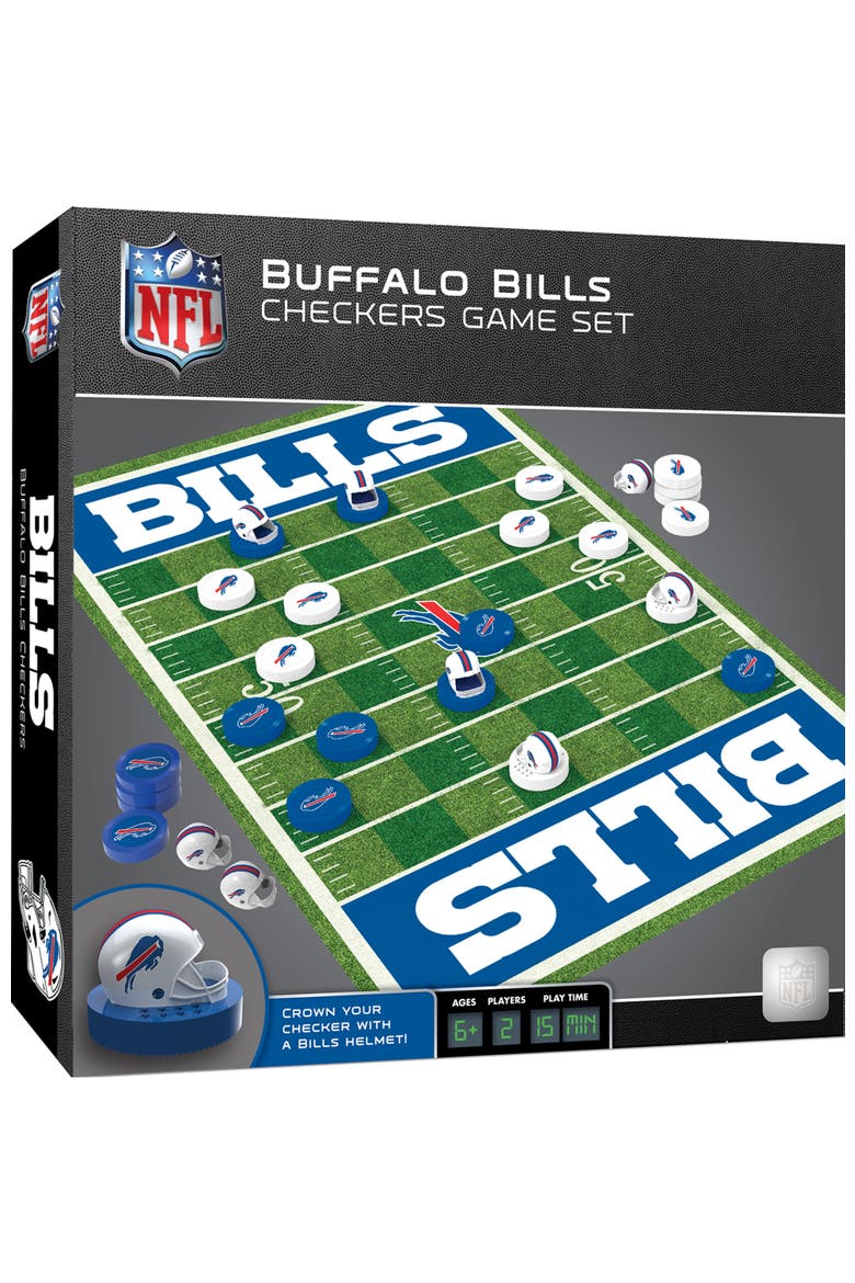 Buffalo Bills Checkers Board Game, Main, color, Multicolor