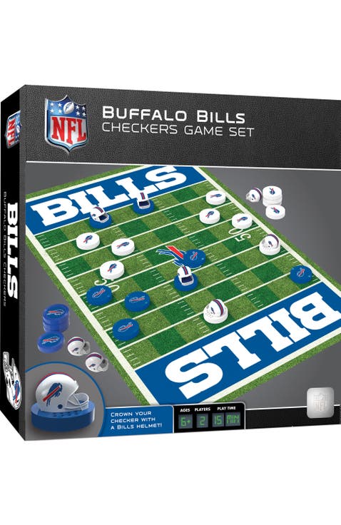 Buffalo Bills Checkers Board Game