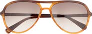 Ted Baker 57mm Gradient Aviator Sunglasses